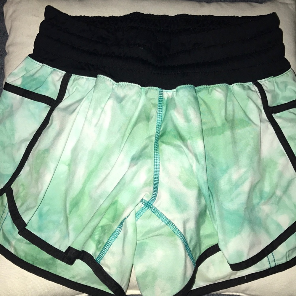Lululemon Athletica Run Times Marble Shorts